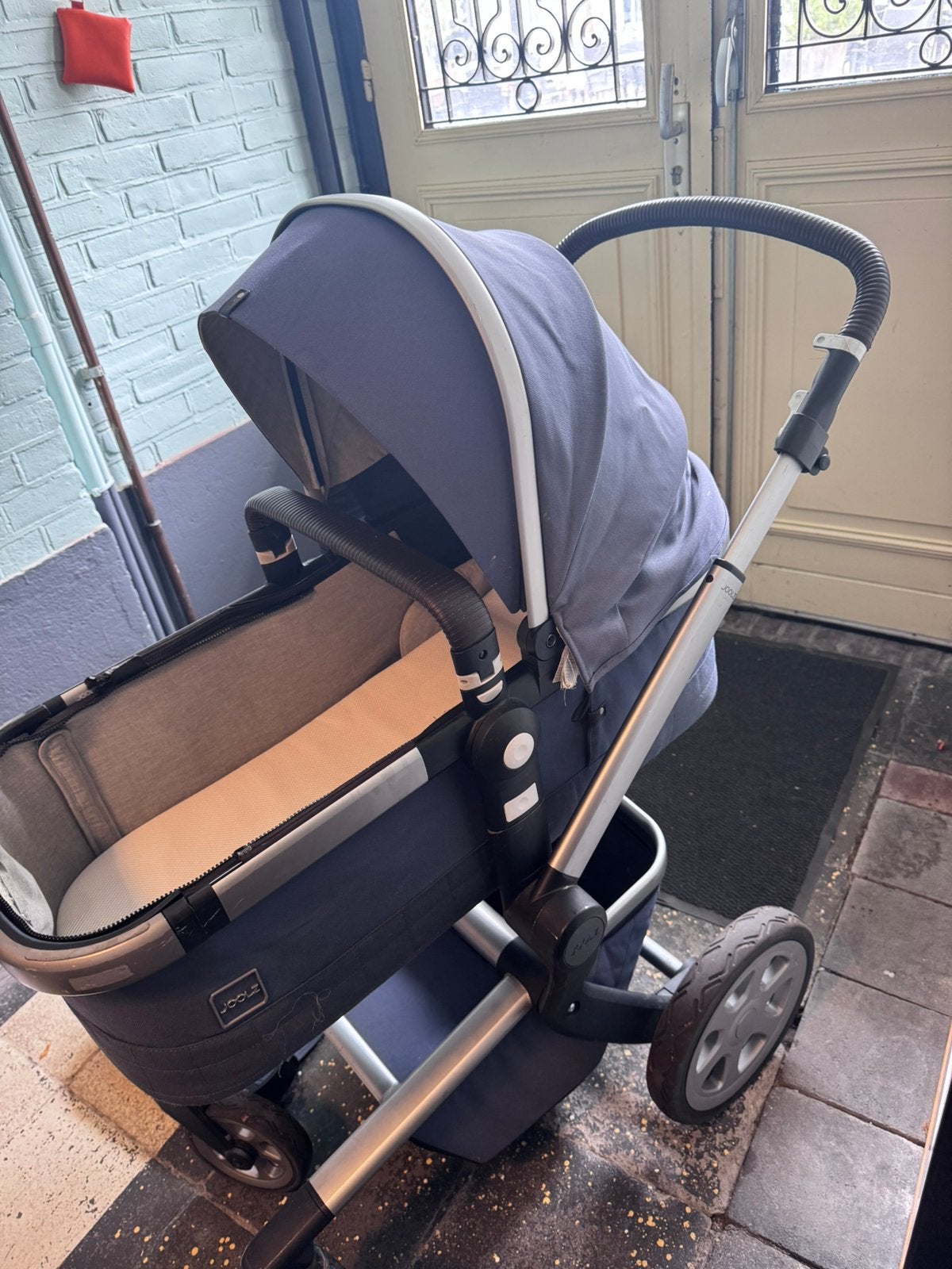Joolz Day 2 kinderwagen met regenhoes en accessoires, Zo goed als nieuw, Combiwagen, Met reiswieg, Ophalen