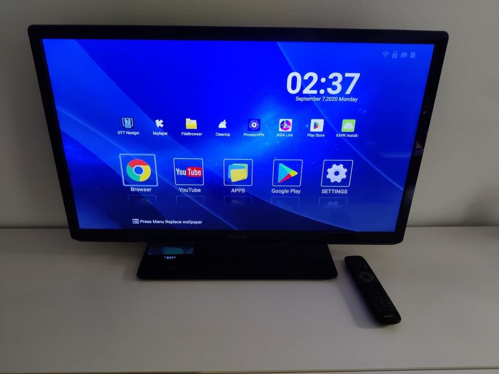 Philips Smart TV 32 HD met Android Box, Ophalen, Philips, 50 Hz, 80 tot 100 cm