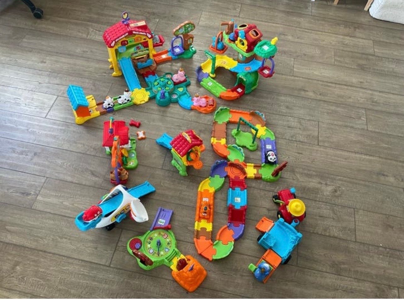 Grote set Vtech Zoef Zoef Dieren met veel extra's, Ophalen, Gebruikt, 2 tot 4 jaar