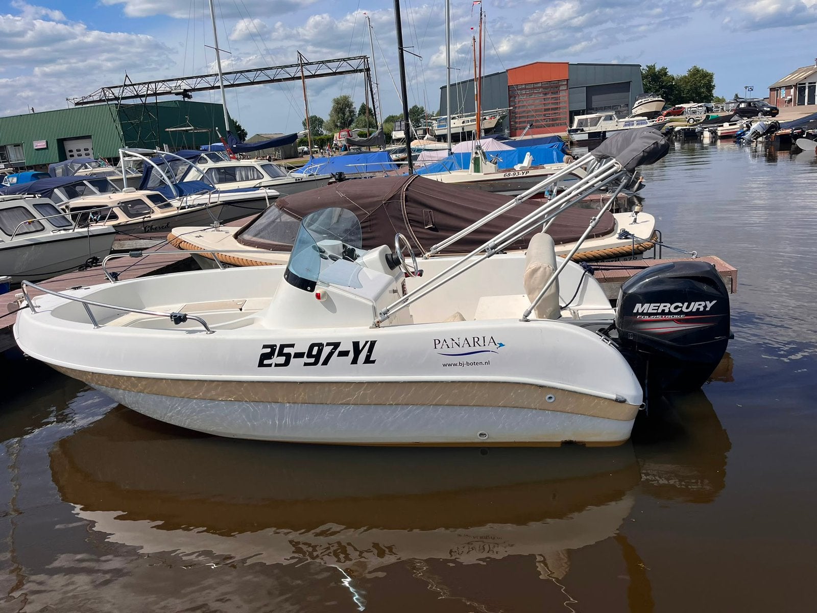 Aquamar Panaria Consoleboot – Mercury 60 pk EFI (4-takt), Watersport en Boten, Vis- en Consoleboten, Viertaktmotor, Ophalen of Verzenden