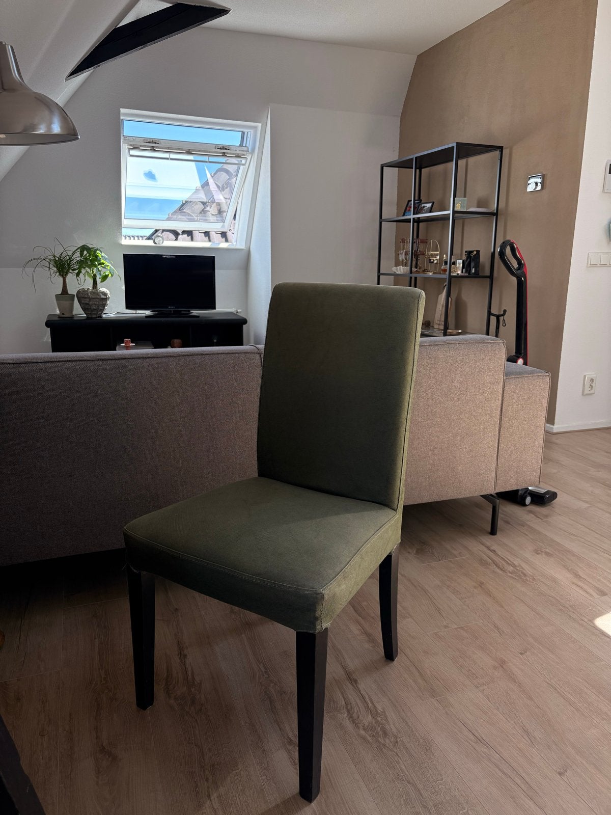 IKEA Henriksdal stoelen, donkergroen, Ophalen, Gebruikt, Overige kleuren, Eén