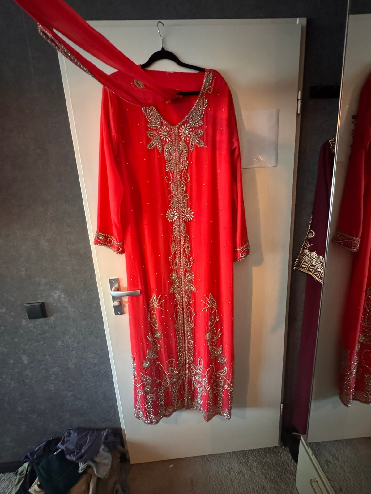 Mooie Marokkaanse jurk onsize S/M/L, Maat 38/40 (M), Overige typen, Ophalen of Verzenden, Zo goed als nieuw