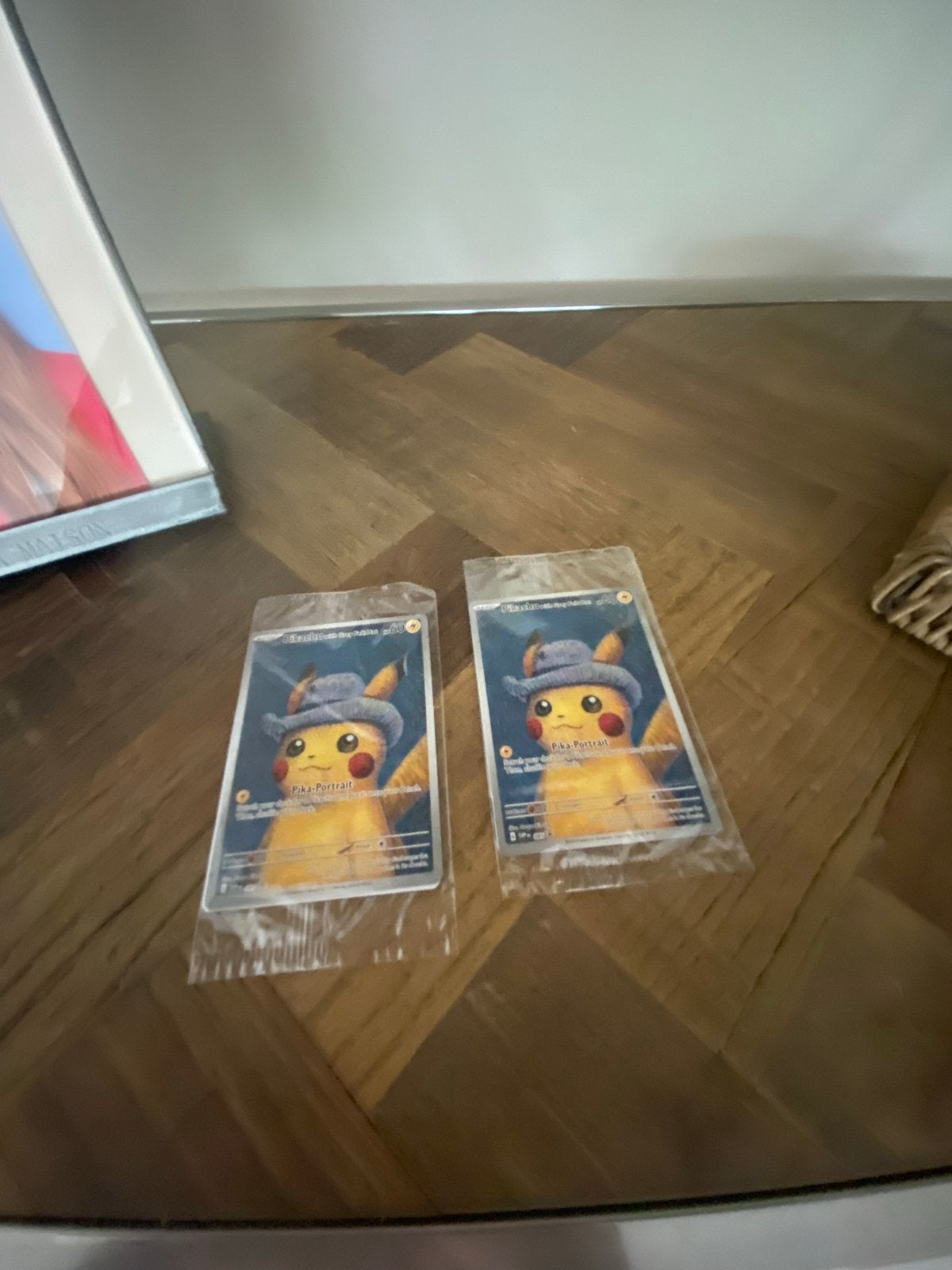 Pikachu grey felt hatPokémon kaart, Ophalen of Verzenden, Nieuw, Losse kaart