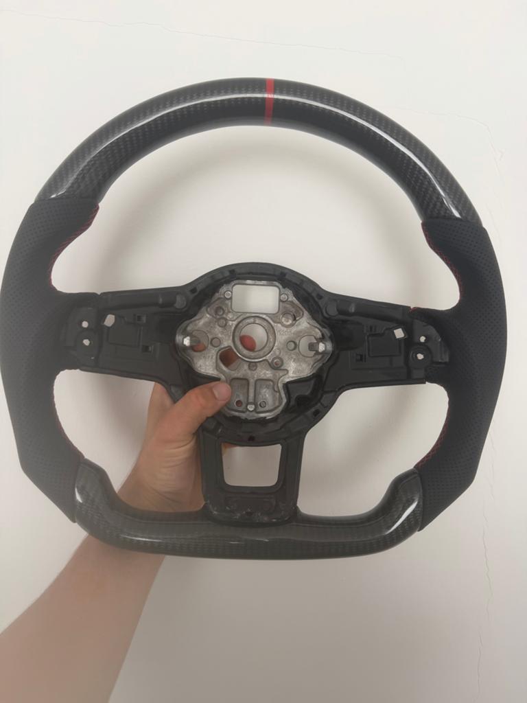 Golf 7 GTI carbon/leer stuur, Ophalen of Verzenden, Nieuw, Volkswagen
