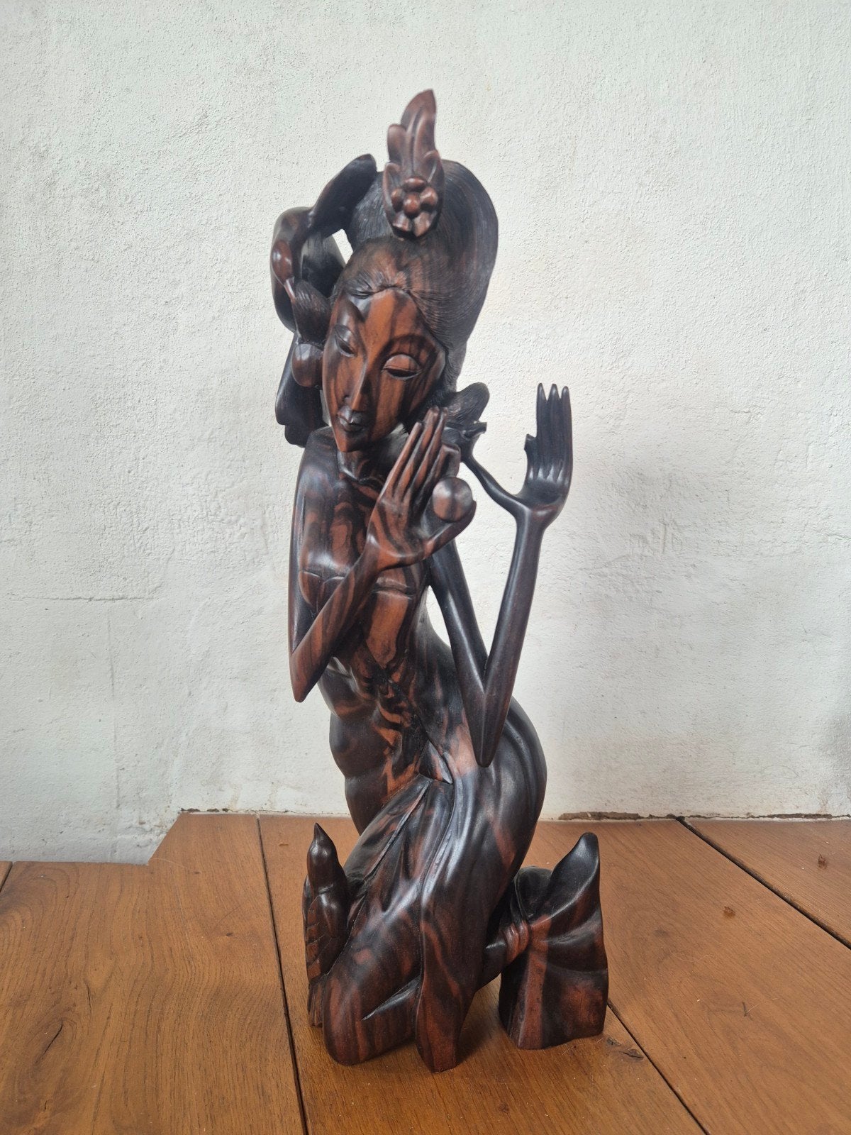 Balinees houtsnijwerk 49 cm., Antiek en Kunst, Ophalen of Verzenden