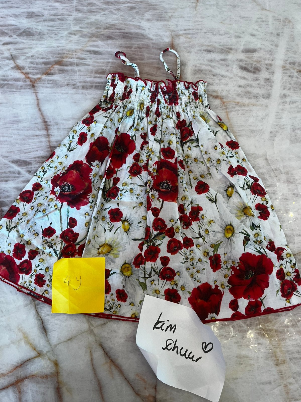 Originele jurk D&G 4 jaar, Kinderen en Baby's, Kinderkleding | Maat 104, Ophalen of Verzenden, Zo goed als nieuw, Meisje, Jurk of Rok