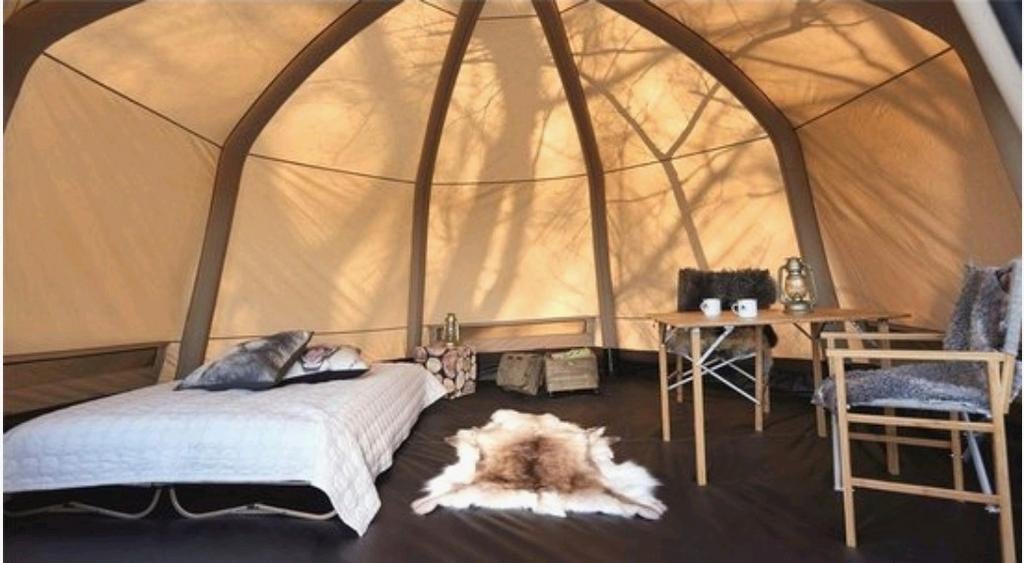 Aero Yurt zelf opblaasbare tent, compleet kampeerklaar, Caravans en Kamperen, Ophalen, Tot en met 4