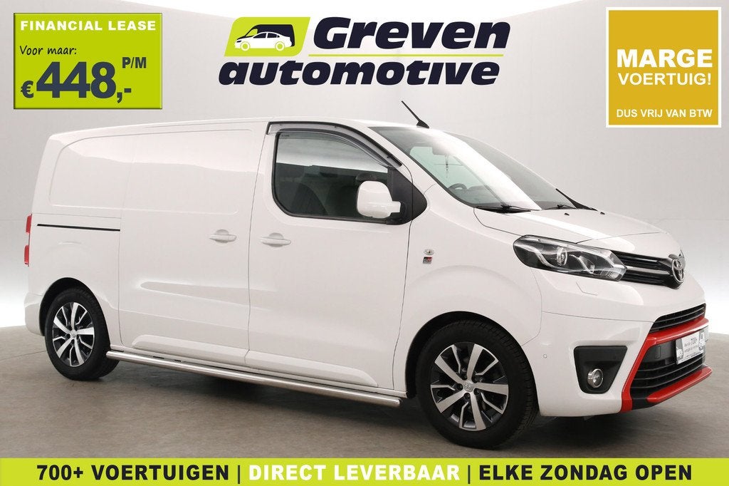 Toyota ProAce Worker 2.0 D-4D GR Sport 177PK L2H1 | Marge |, Auto's, Bestelauto's, Bedrijf, Te koop, ABS, Achteruitrijcamera, Adaptive Cruise Control
