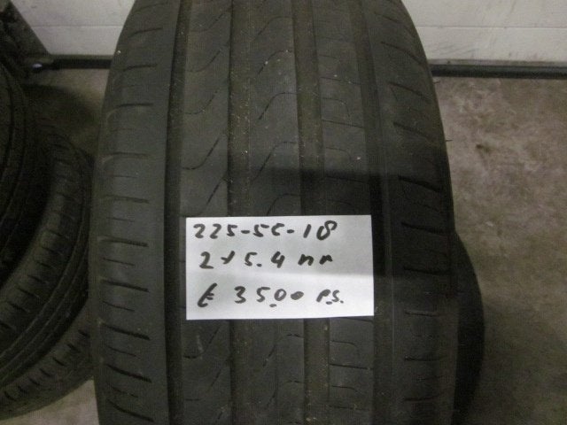 225 55 18 Pirelli, Continental zomerbanden, Auto-onderdelen, Banden en Velgen, 18 inch, Gebruikt, Ophalen of Verzenden, Band(en)