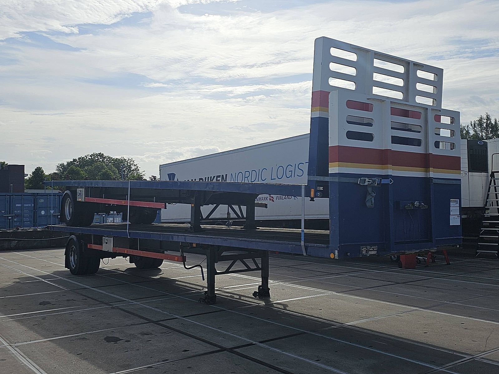 VARMO 1 AXLE PLATFORM forklift connection, Overige kleuren, Bedrijf, Aanhangers en Opleggers, Te koop