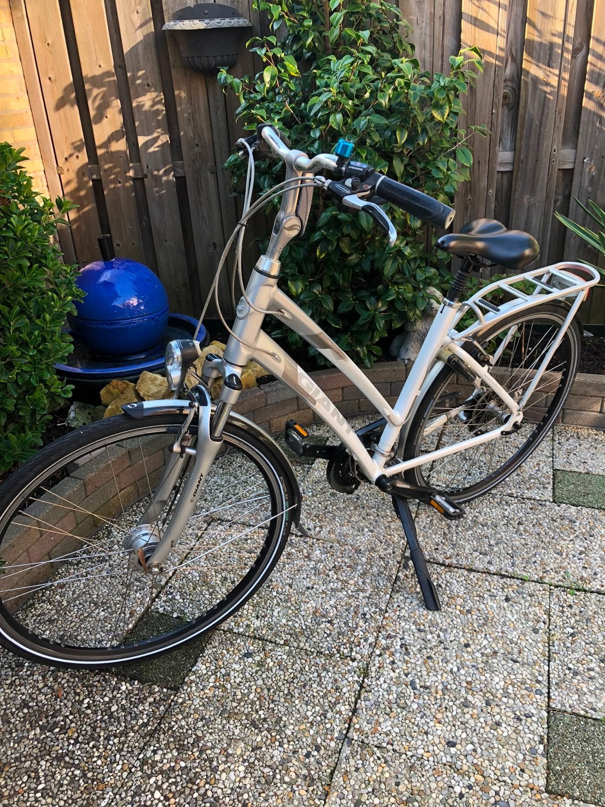 Giant Damesfiets in goede staat, Ophalen, Gebruikt, Velgrem, Versnellingen