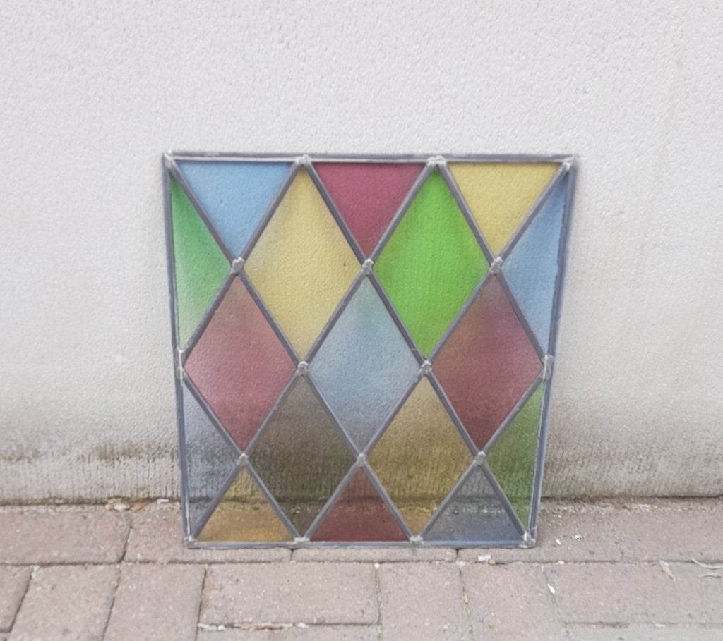 Glas in lood wiebermodel, Doe-het-zelf en Verbouw, Glas en Ramen, Ophalen, Gebruikt, Minder dan 80 cm, Minder dan 80 cm