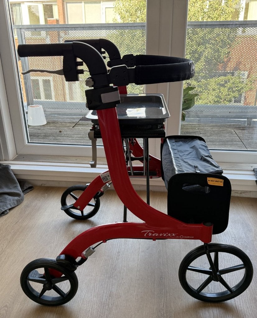 Travixx Classic Rollator met dienblad lichtgewicht, Diversen, Ophalen, Lichtgewicht, Zo goed als nieuw