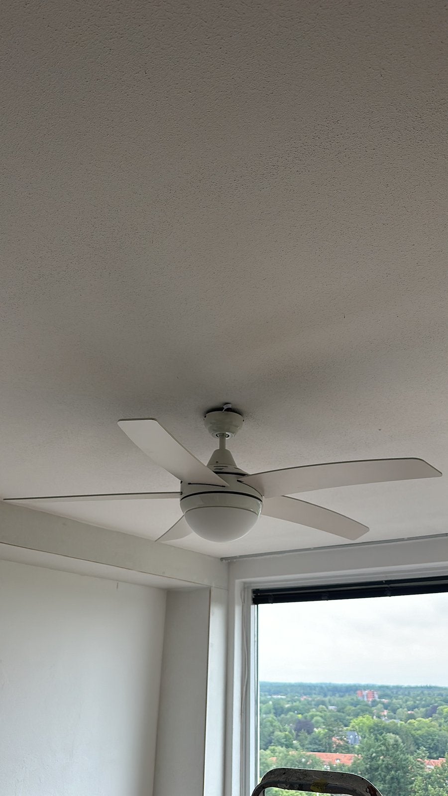 QAZQA Plafondventilator met afstandsbediening, Ophalen, Ventilator met afstandsbediening, Zo goed als nieuw, Plafondventilator