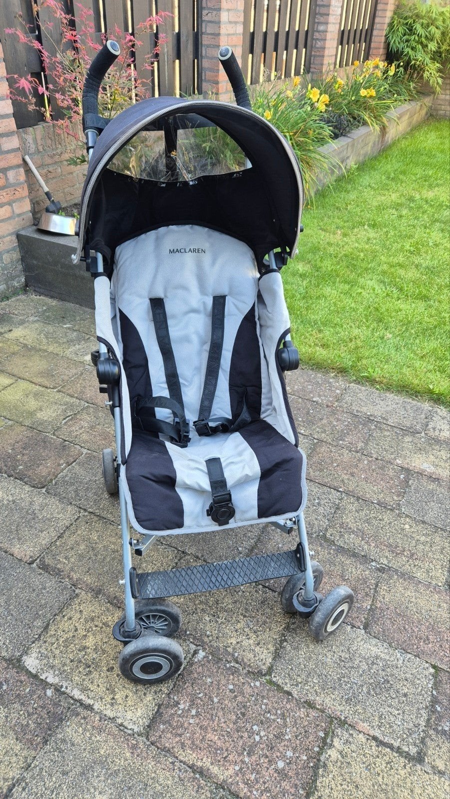 Maclaren buggy, Ophalen, Gebruikt, Maclaren, Regenhoes
