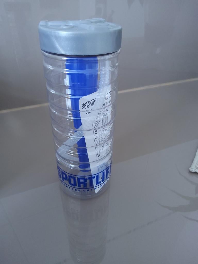 Nieuwe Sportdrank Fles met Koelelement - Sportlife, Ophalen of Verzenden, Nieuw