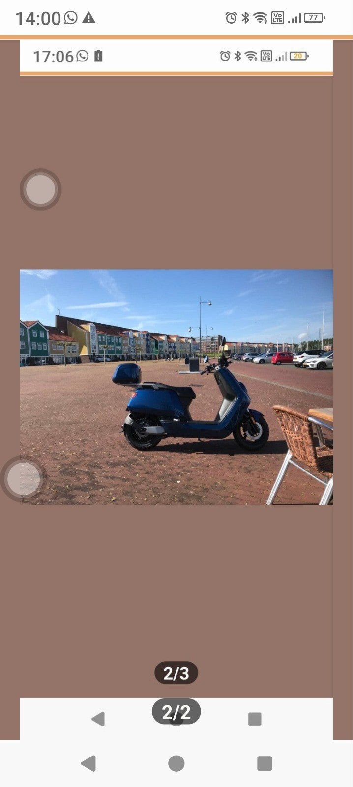 Niu Scooter met weinig kilometer 2743 Bosch motor s, Ophalen of Verzenden, Zo goed als nieuw, Elektrisch, Overige merken