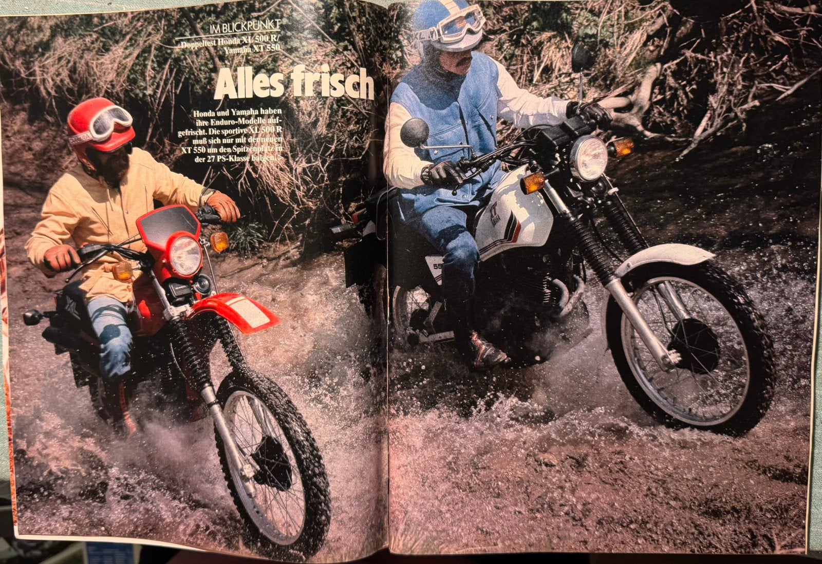 Test 1982 Honda XL500R Yamaha XT550, Verzenden, Zo goed als nieuw, Motoren