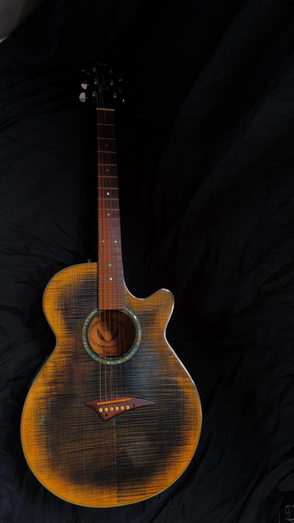 Dean performer tiger eye acoustic-electric gitaar, Muziek en Instrumenten, Ophalen, Zo goed als nieuw, Western- of Steelstringgitaar