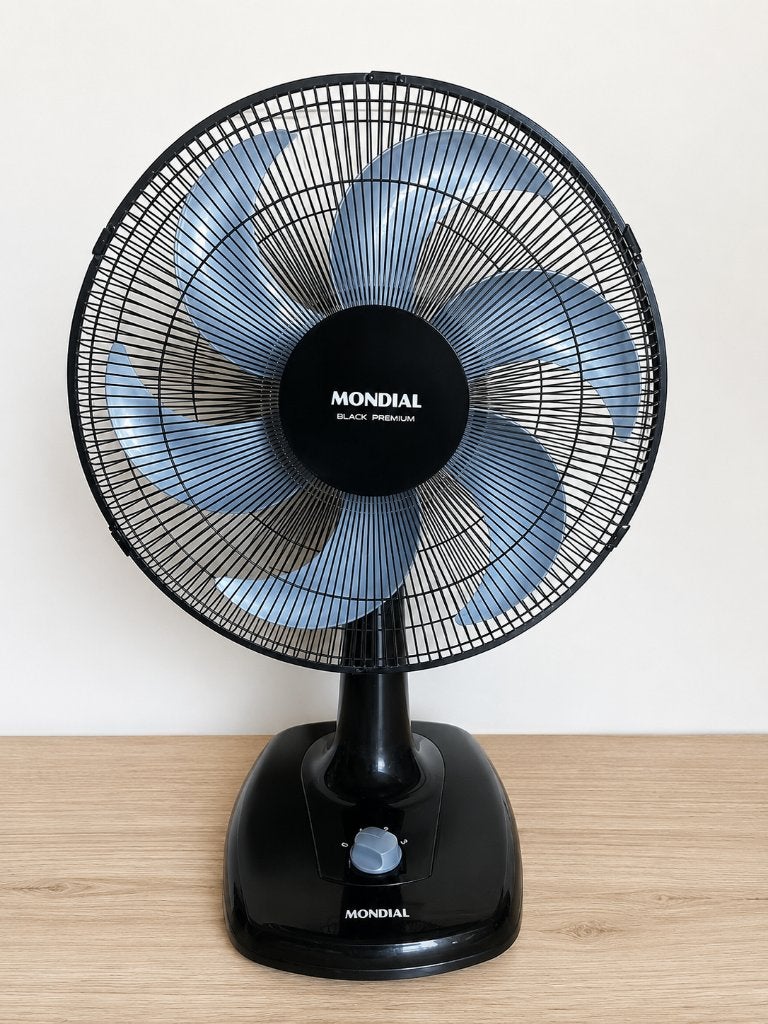 Mondial Black Premium krachtige ventilator, Ophalen, Zo goed als nieuw, Vloerventilator