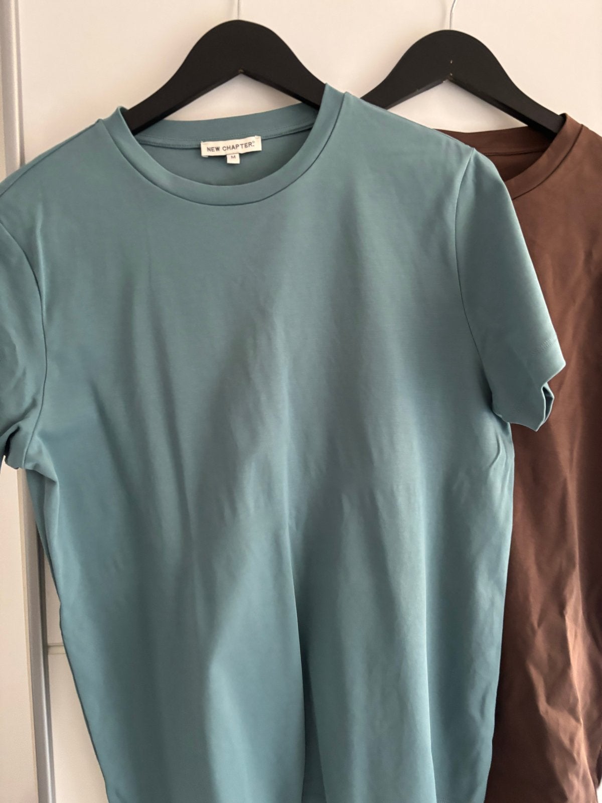 2x NEW CHAPTER shirts maat M, Ophalen of Verzenden, Zo goed als nieuw, Maat 48/50 (M), Blauw