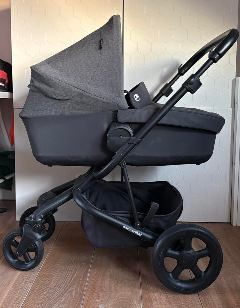 Easywalker Harvey 2 kinderwagen zwart/grijs, Ophalen, Zo goed als nieuw, Overige merken