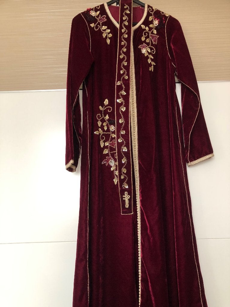 Kaftan, Overige typen, Zo goed als nieuw, Rood, Ophalen