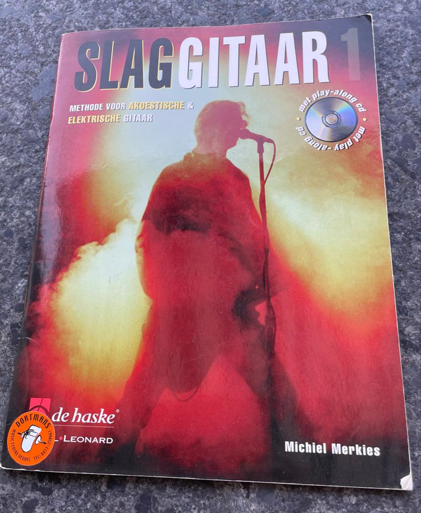Slaggitaar 1 - Methode voor akoestische & elektrische gitaar, Muziek en Instrumenten, Bladmuziek, Gebruikt, Les of Cursus, Overige genres