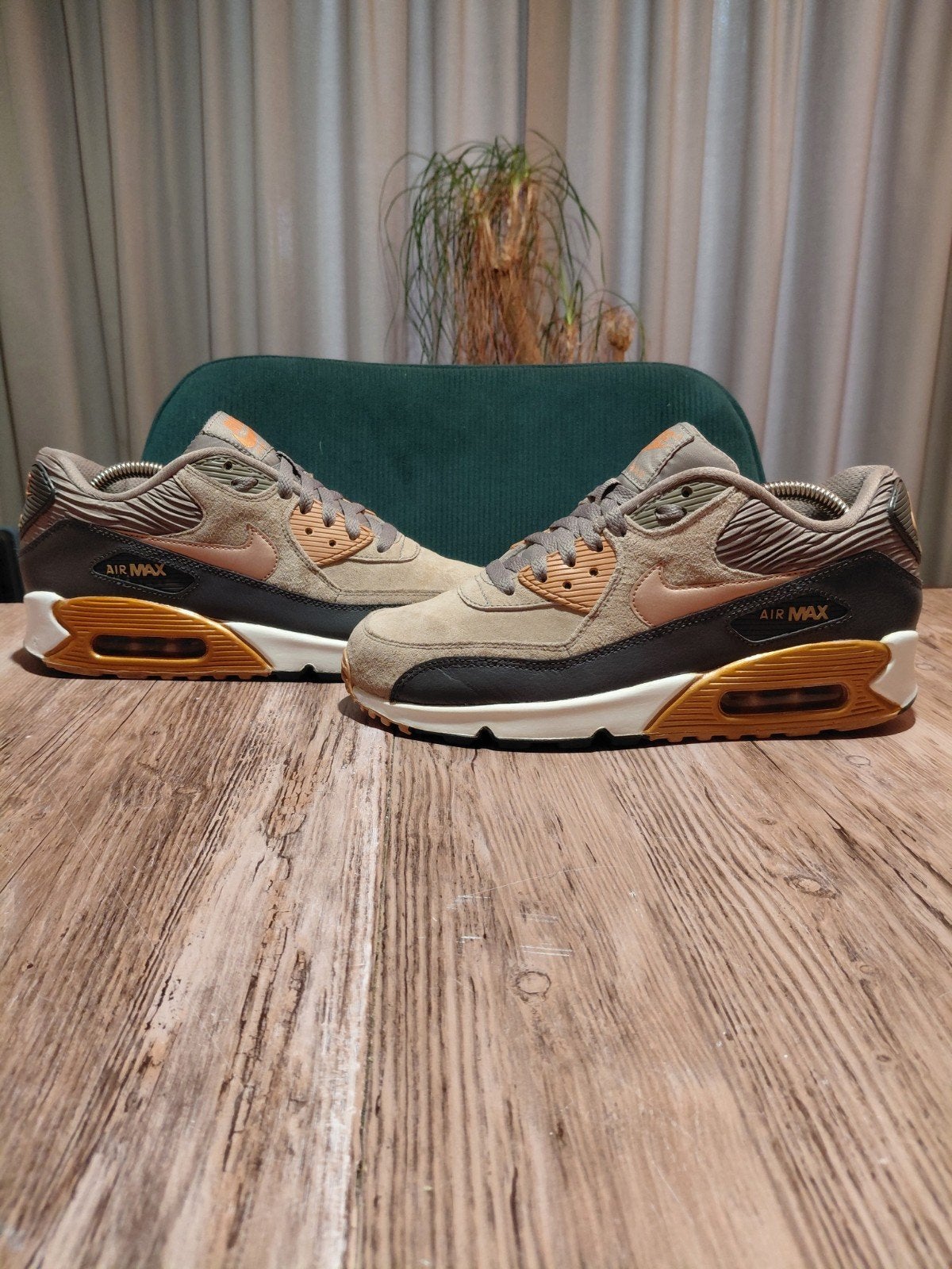Nike Air Max 90 Premium 'Dark Storm' Size 40, Kleding | Dames, Nike, Ophalen of Verzenden, Sneakers of Gympen, Grijs