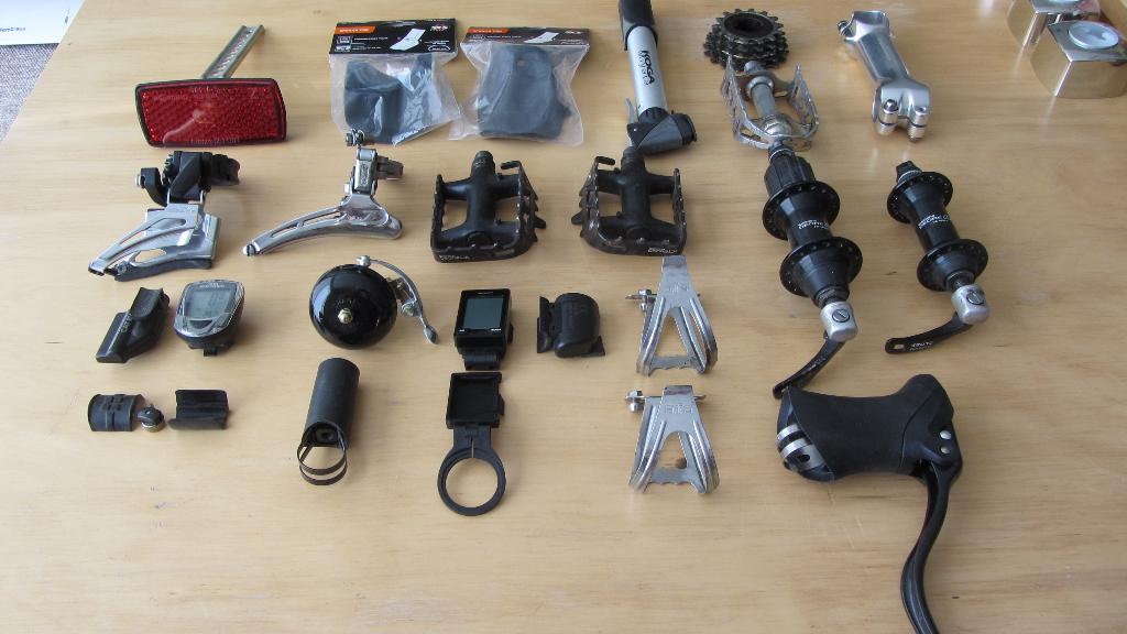 Diverse fiets accessoires + onderdelen te koop, Fietsen en Brommers, Fietsonderdelen, Gebruikt, Overige materialen, Overige typen