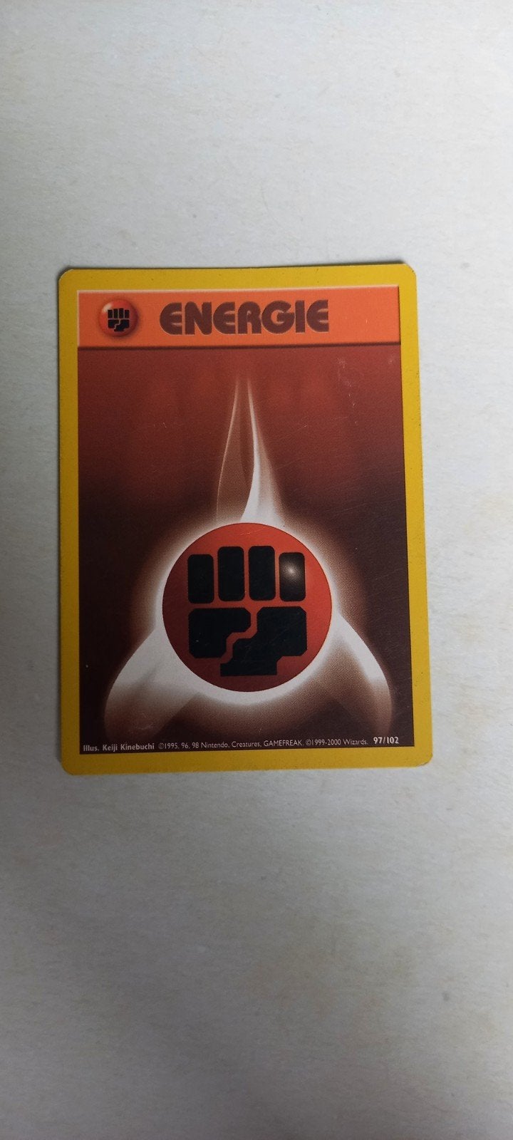 Pokémon Vecht Energie Kaart 97/102 (1999-2000 Wizards), Ophalen of Verzenden, Gebruikt, Losse kaart