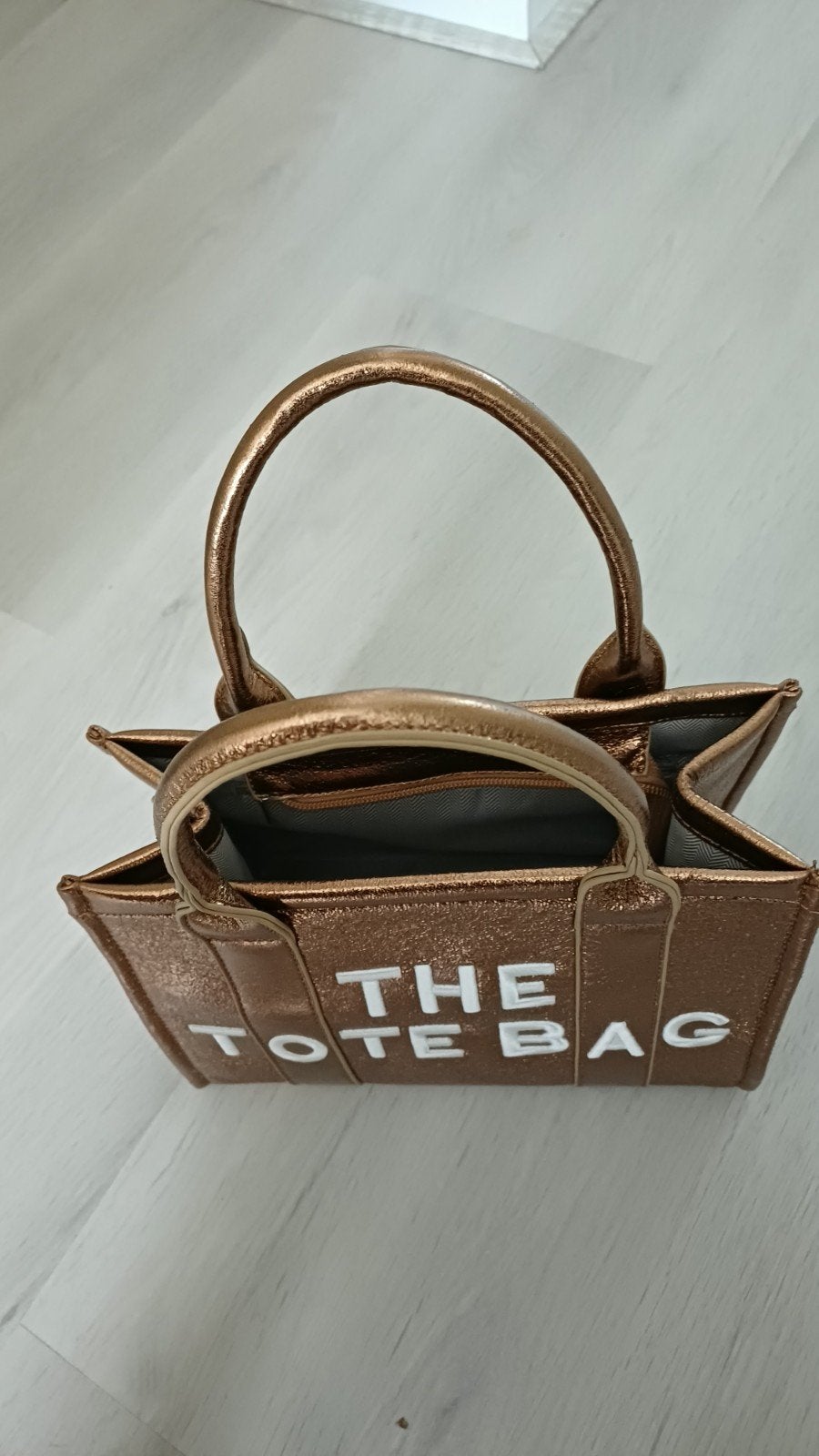 The tote bag Handtas brons, Ophalen, Nieuw, Bruin, Handtas