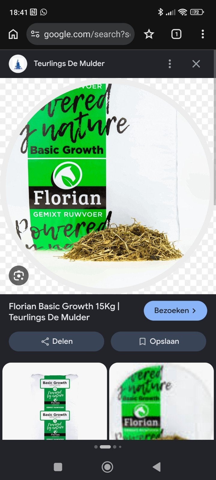 Florian basic growth 14 kilo, Dieren en Toebehoren, Ophalen, Knaagdier of Konijn