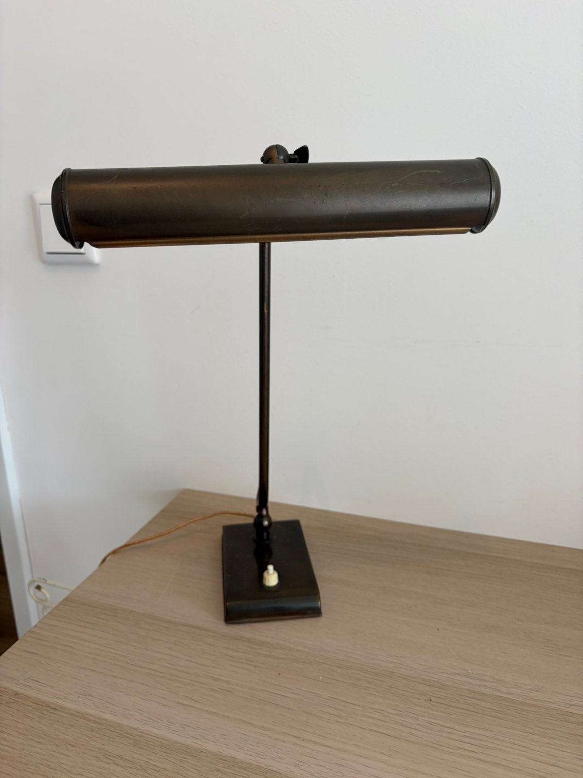 Mooie vintage pianolamp, Ophalen of Verzenden, Zo goed als nieuw, Vintage
