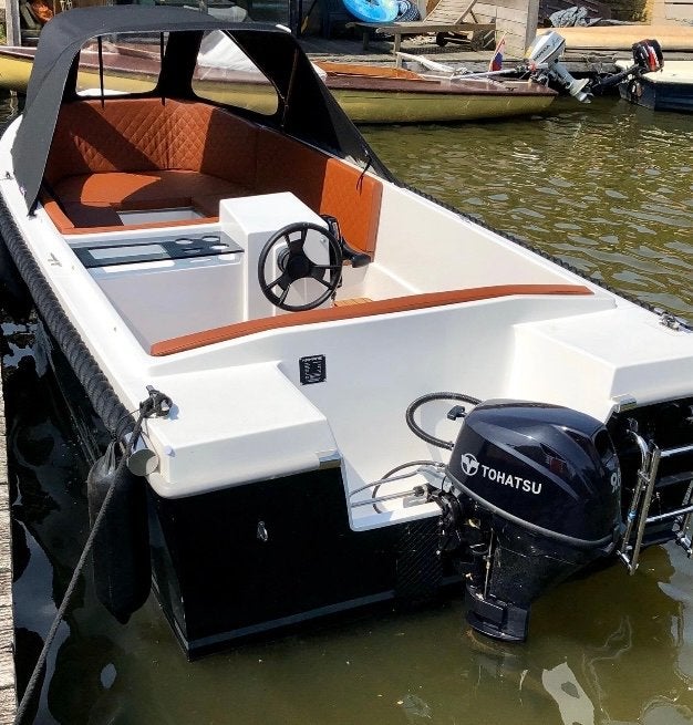Sloep Namare 4.85S met 9.8pk Tohatsu, met trailer, Watersport en Boten, Sloepen, Gebruikt, Overige typen, Overige merken, Buiskap