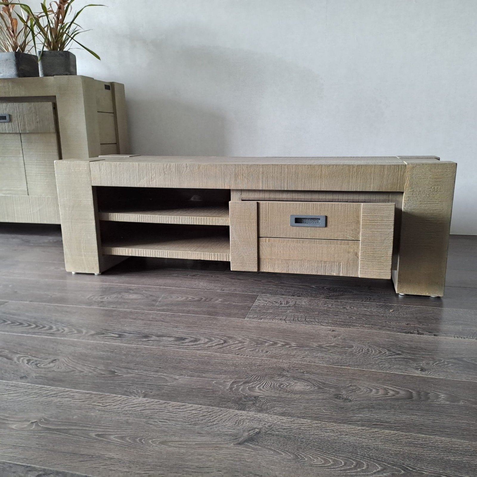 TV meubel/ lage kast, hout, Huis en Inrichting, Complete inboedels, Ophalen