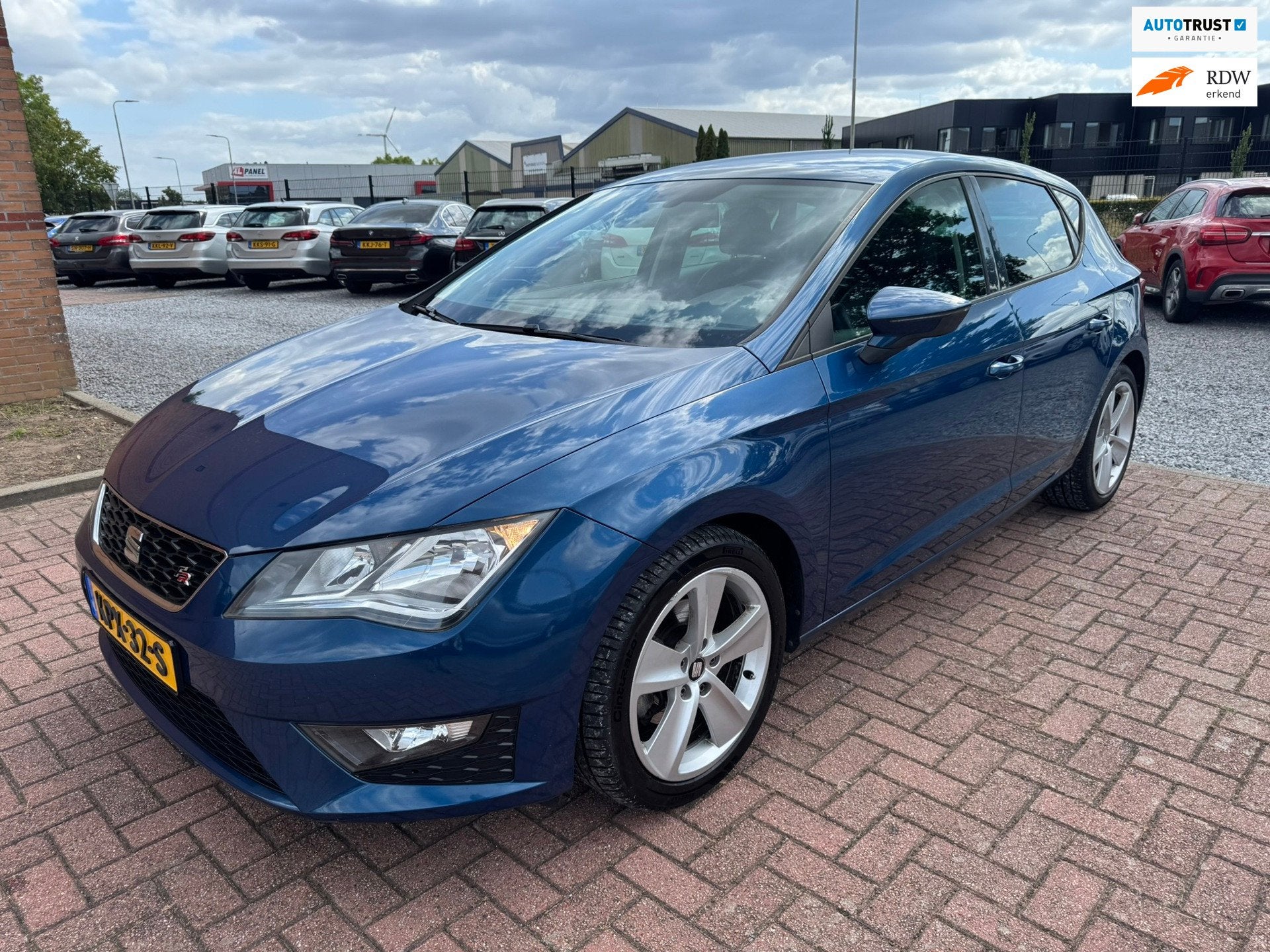 Seat LEON 2.0 TDI FR, DSG Euro 6, PDC, Half Leder, FR, Auto's, Seat, Gebruikt, 4 cilinders, 150 pk, Leder en Stof