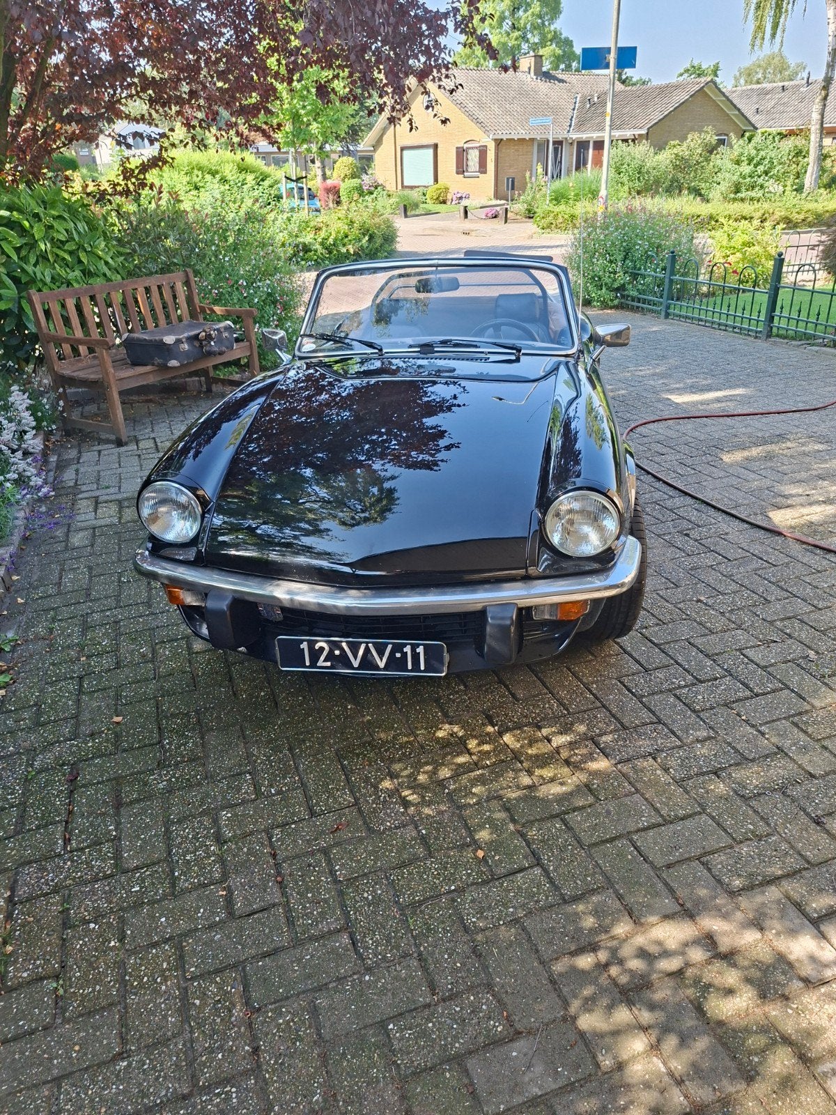 Triumph Spitfire 1.5 TC 1978 Zwart, Auto's, Triumph, 1493 cc, 4 cilinders, Cabriolet, Zwart