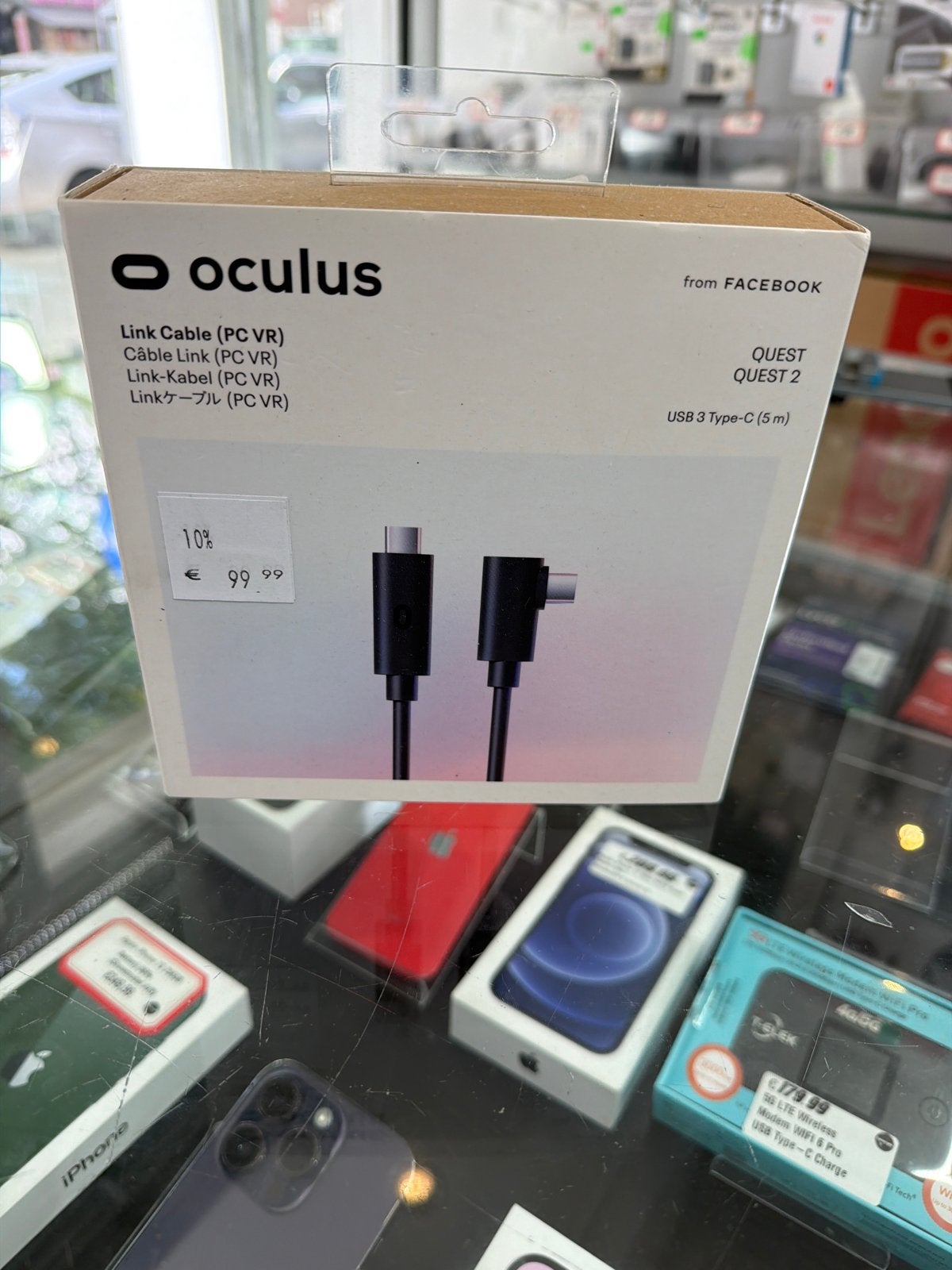 Oculus Link Kabel (PC VR) voor Quest/Quest 2 - USB 3 Type-C, Nieuw, PC, Overige typen, Overige merken