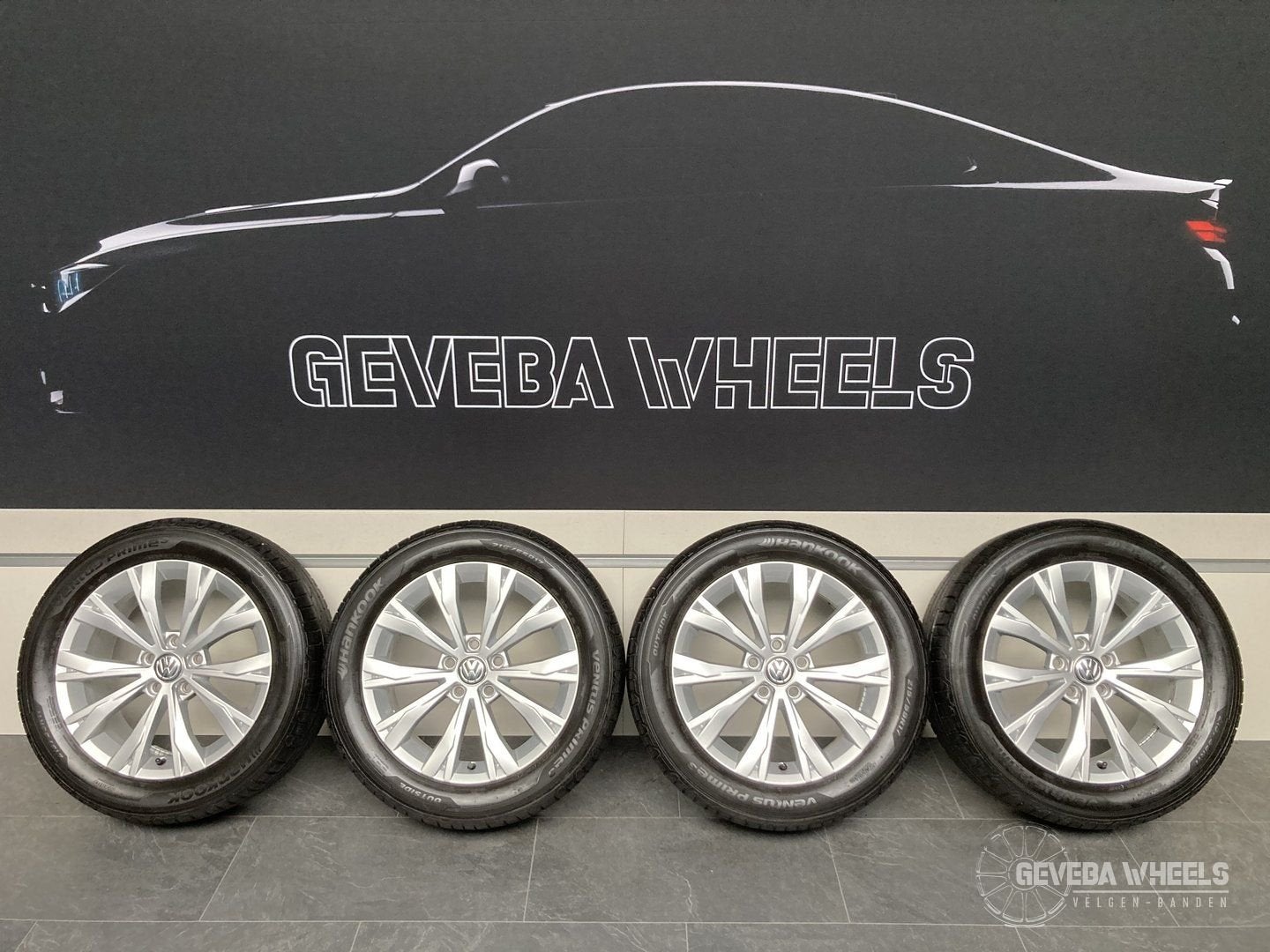 17” originele Volkswagen Passat B7 B8 velgen + banden 5x112, -, -, Banden en Velgen, 17 inch
