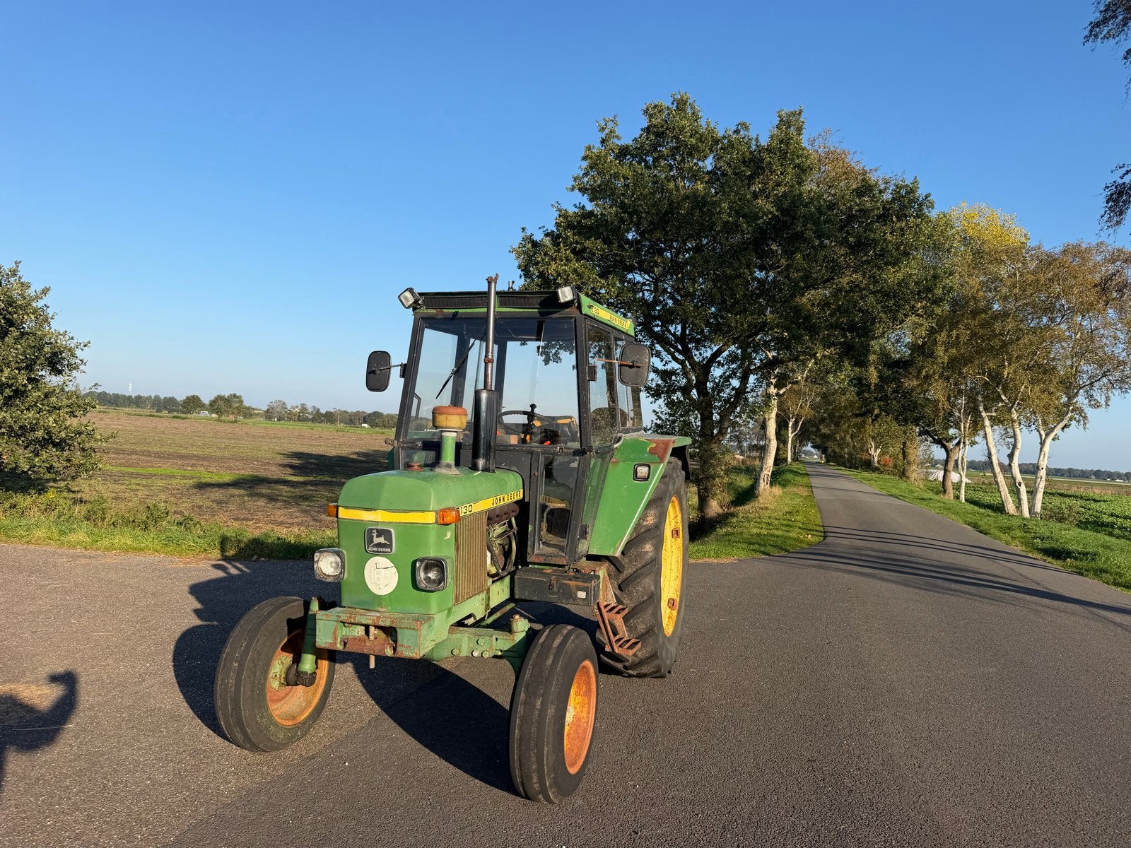 John Deere 2130 tractor met kenteken, Ophalen of Verzenden, Oldtimer, 80 tot 120 Pk, John Deere