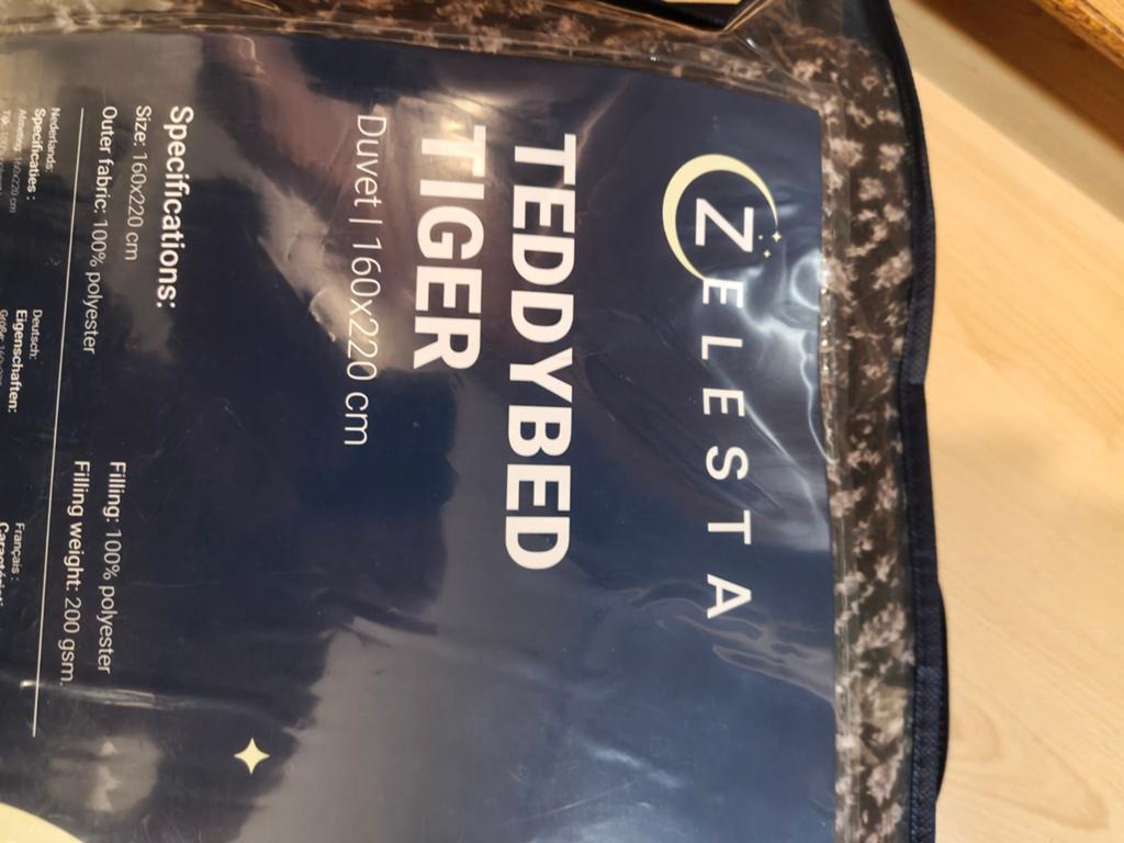 Tekoop Teddy dekbed  nieuw in de plastic, Ophalen of Verzenden, Nieuw