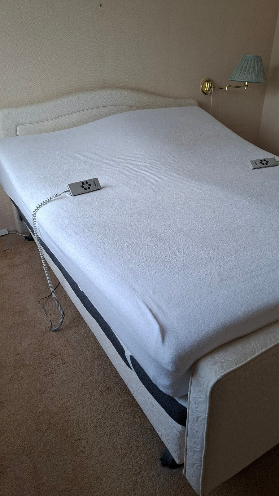 Pullman elektrisch bed, Ophalen of Verzenden, Zo goed als nieuw, Eenpersoons, Hout