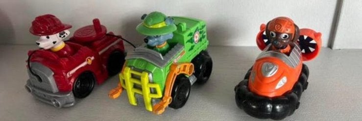 Paw patrol voertuigen zuma rocky marshall, Kinderen en Baby's, Speelgoed | Speelgoedvoertuigen, Ophalen of Verzenden