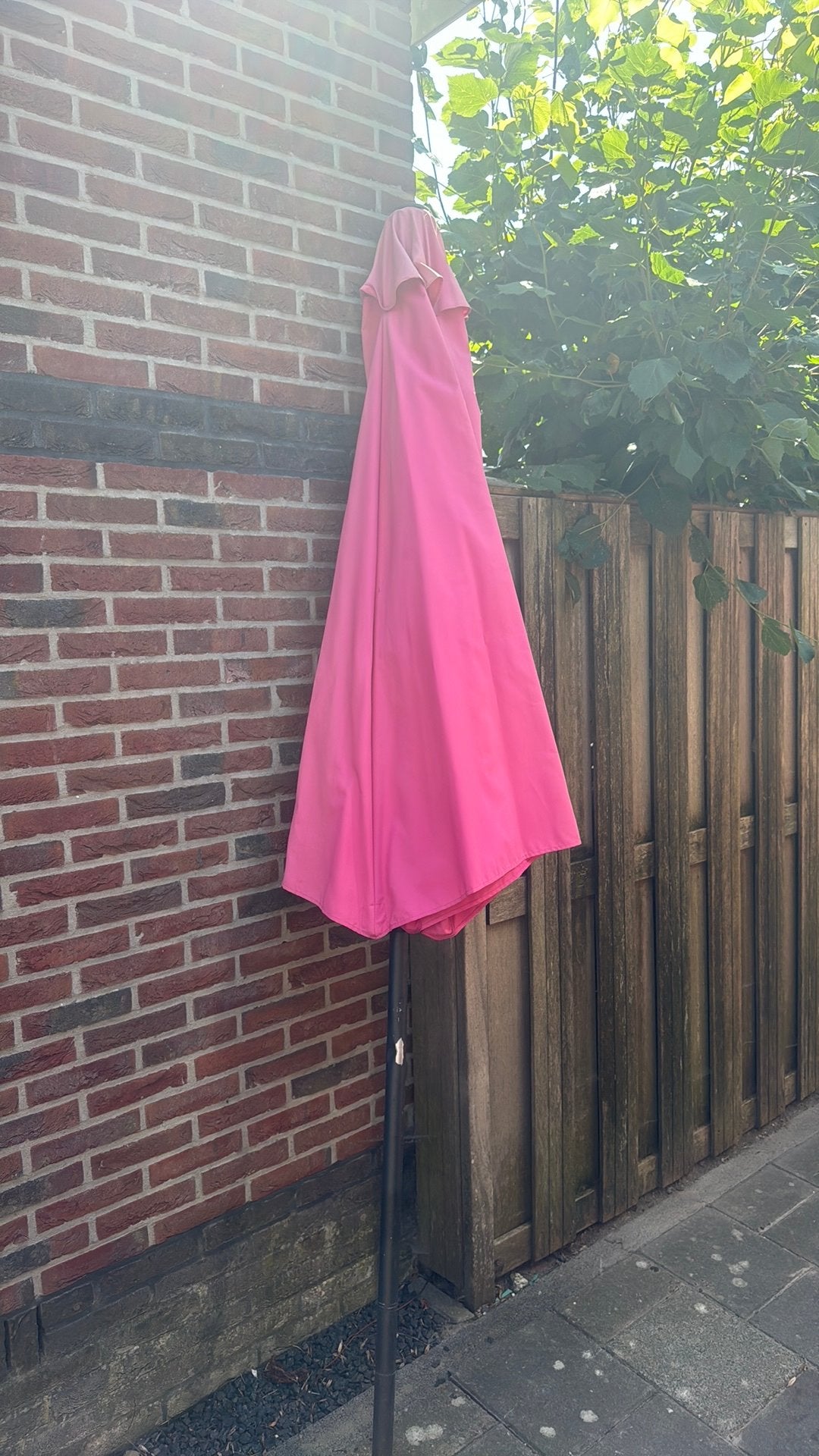 Parasol, Ophalen, Zo goed als nieuw