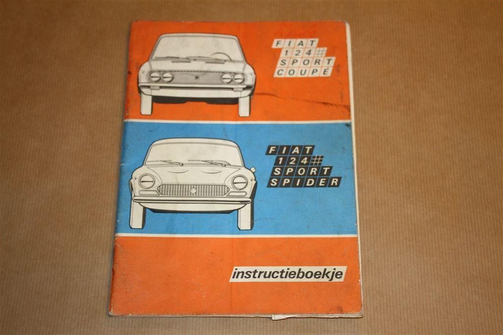 Fiat 124 Sport Spider / Sport Coupé - Instructieboekje 1970, Auto diversen, Handleidingen en Instructieboekjes, Ophalen of Verzenden