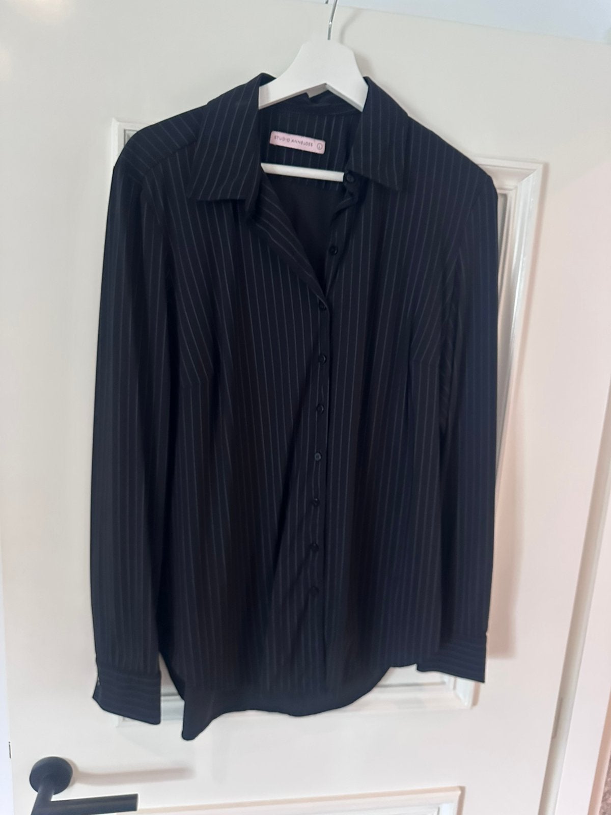 Studio Anneloes Poppy pinestripe L, Ophalen of Verzenden, Zo goed als nieuw, Zwart