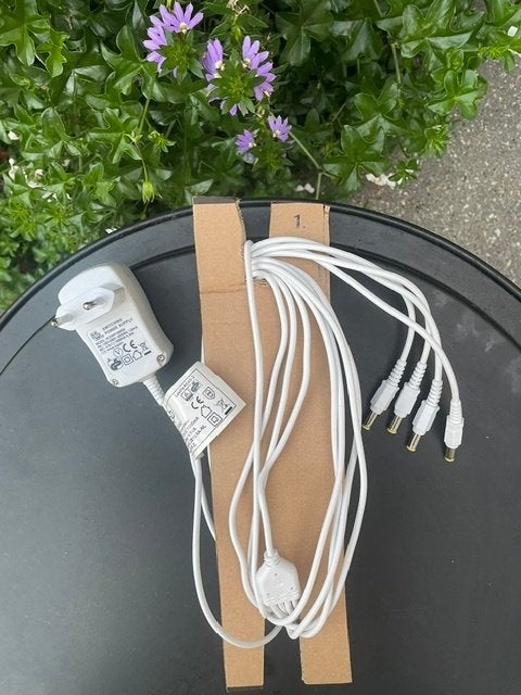 Luville Lemax 4,5V adapter 4 aansluitingen, OPRUIMING !!, Ophalen of Verzenden, Zo goed als nieuw