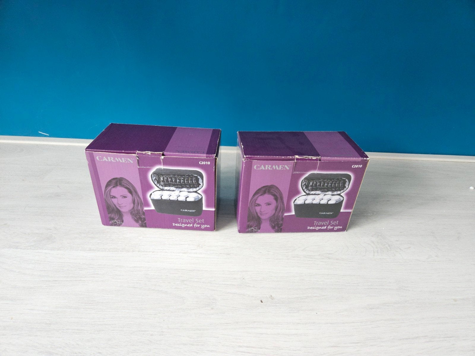 Carmen Travel Set C2010 - Haarrollers (2 stuks) krul, Ophalen, Gebruikt, Haarverzorging