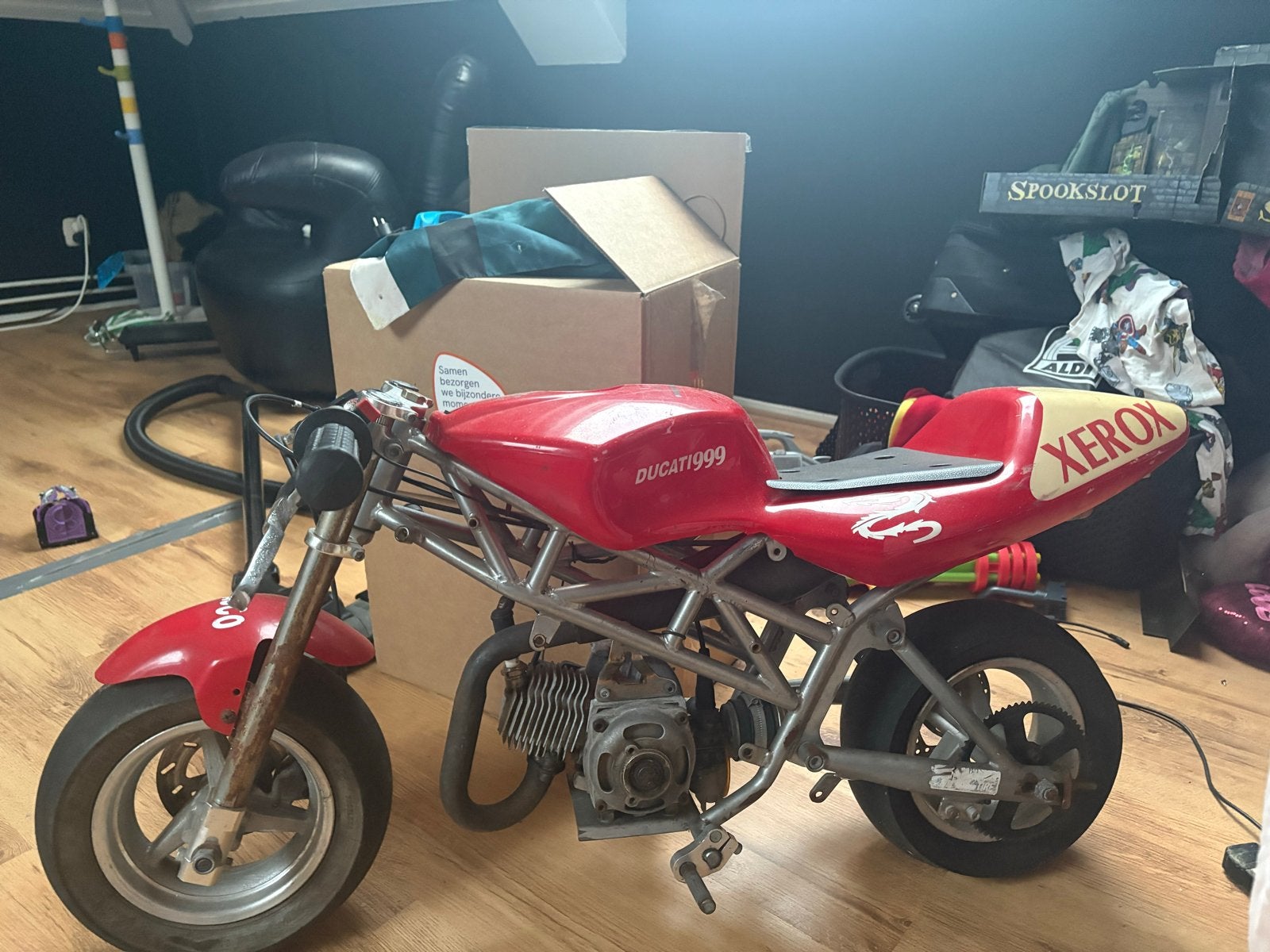Ducati 999 Pocketbike - Project of onderdelen, Ophalen of Verzenden, Gebruikt, Schijfrem, Pitbike